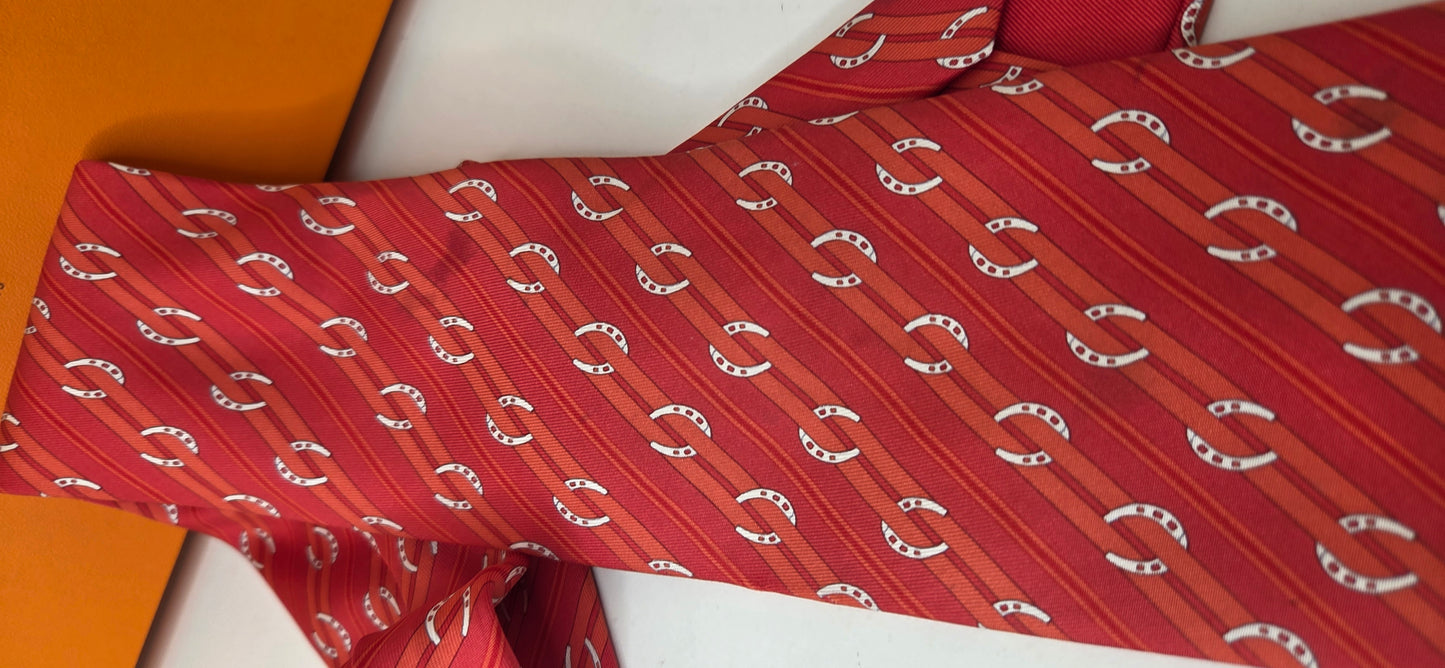 Cravate Hermès en soie