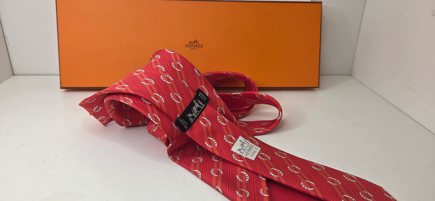 Cravate Hermès en soie